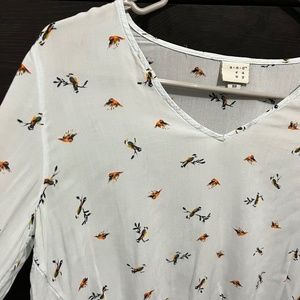 Target - A New Day - Bird Print Top